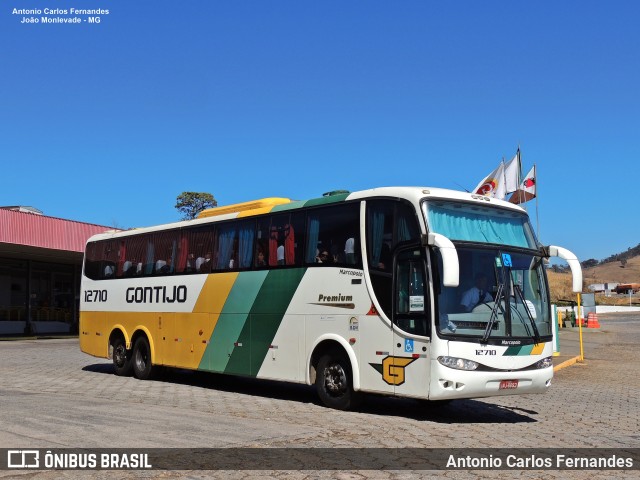 Empresa Gontijo de Transportes 12710 na cidade de João Monlevade, Minas Gerais, Brasil, por Antonio Carlos Fernandes. Número da foto: #13126111.