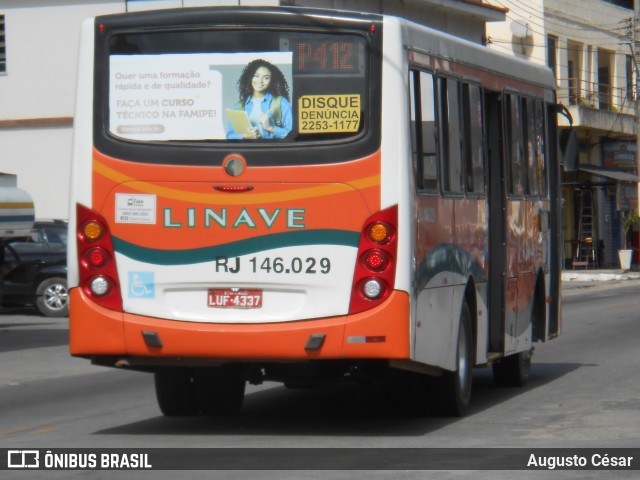 Linave Transportes RJ 146.029 na cidade de Miguel Pereira, Rio de Janeiro, Brasil, por Augusto César. Número da foto: #13126513.