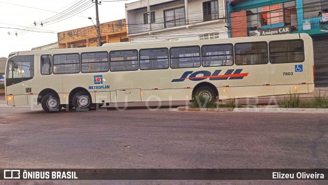 SOUL - Sociedade de Ônibus União Ltda. 7803 na cidade de Alvorada, Rio Grande do Sul, Brasil, por Elizeu Oliveira. Número da foto: #13128159.