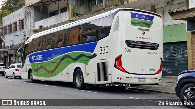 Bel-Tour Transportes e Turismo 330 na cidade de Petrópolis, Rio de Janeiro, Brasil, por Zé Ricardo Reis. Número da foto: #13126841.