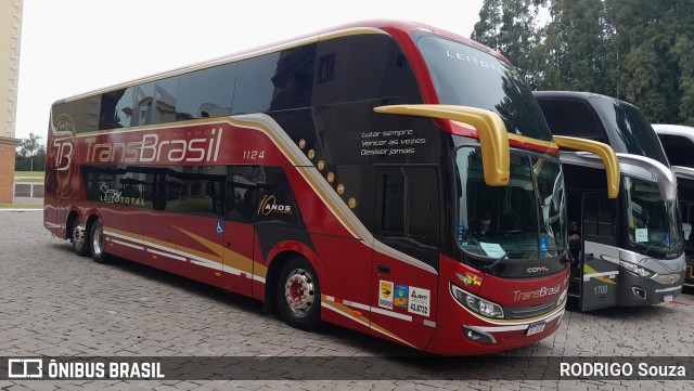 TransBrasil Turismo 1124 na cidade de Restinga Seca, Rio Grande do Sul, Brasil, por RODRIGO Souza. Número da foto: #13125916.