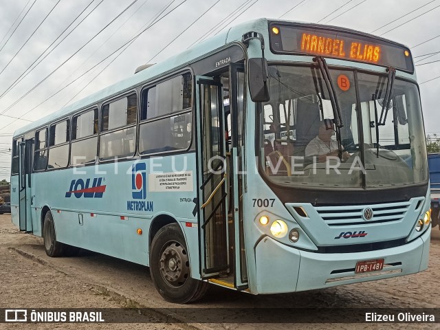 SOUL - Sociedade de Ônibus União Ltda. 7007 na cidade de Alvorada, Rio Grande do Sul, Brasil, por Elizeu Oliveira. Número da foto: #13128166.