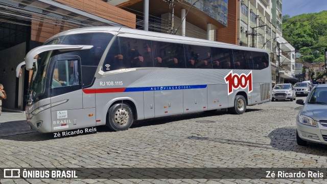 Auto Viação 1001 RJ 108.1115 na cidade de Petrópolis, Rio de Janeiro, Brasil, por Zé Ricardo Reis. Número da foto: #13126834.