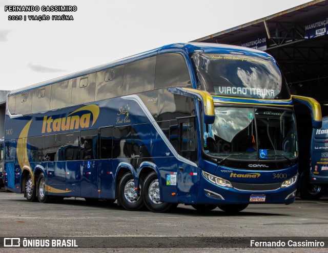 Viação Itaúna 3400 na cidade de Itaúna, Minas Gerais, Brasil, por Fernando Cassimiro. Número da foto: #13126723.