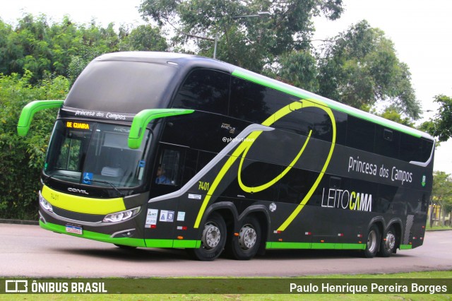 Expresso Princesa dos Campos 7401 na cidade de Curitiba, Paraná, Brasil, por Paulo Henrique Pereira Borges. Número da foto: #13127433.