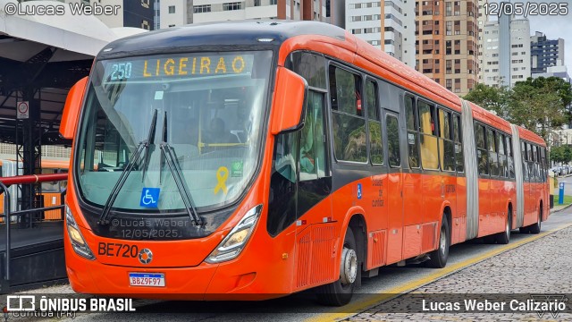 Transporte Coletivo Glória BE720 na cidade de Curitiba, Paraná, Brasil, por Lucas Weber Calizario. Número da foto: #13126246.