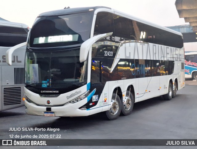 Auto Viação Catarinense 324321 na cidade de Porto Alegre, Rio Grande do Sul, Brasil, por JULIO SILVA. Número da foto: #13126040.
