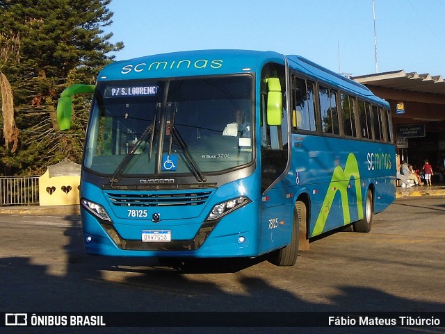 SC Minas Transportes 78125 na cidade de Três Corações, Minas Gerais, Brasil, por Fábio Mateus Tibúrcio. Número da foto: #13125673.