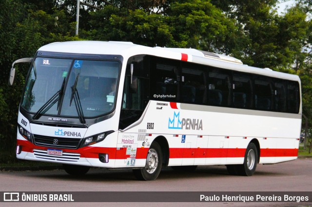 Empresa de Ônibus Nossa Senhora da Penha 6903 na cidade de Curitiba, Paraná, Brasil, por Paulo Henrique Pereira Borges. Número da foto: #13127383.