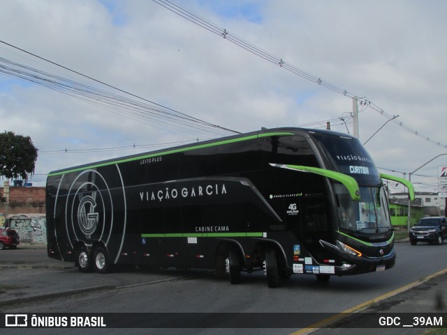 Viação Garcia 98080 na cidade de Curitiba, Paraná, Brasil, por GDC __39AM. Número da foto: #13125947.