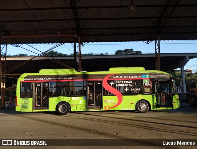 Himalaia Transportes > Ambiental Transportes Urbanos 4 1920 na cidade de São Paulo, São Paulo, Brasil, por Lucas Mendes. Número da foto: #13129657.