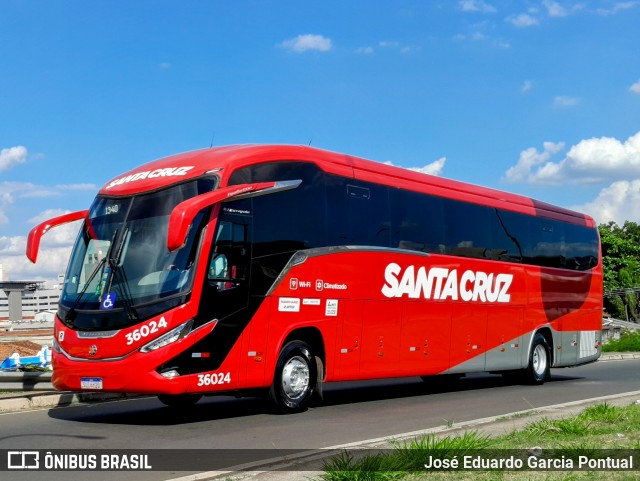 Viação Santa Cruz 36024 na cidade de Campinas, São Paulo, Brasil, por José Eduardo Garcia Pontual. Número da foto: #13128513.