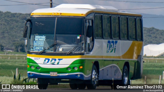 ODT - Ómnibus de Tizayuca 357 na cidade de Zapotlán de Juárez, Hidalgo, México, por Omar Ramírez Thor2102. Número da foto: #13129892.