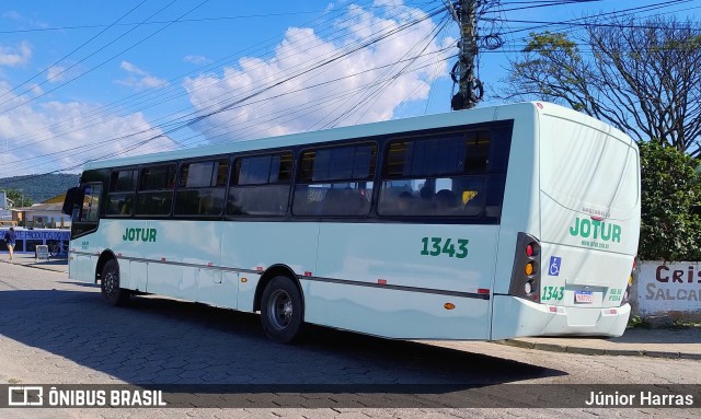 Jotur - Auto Ônibus e Turismo Josefense 1343 na cidade de Palhoça, Santa Catarina, Brasil, por Júnior Harras. Número da foto: #13128738.