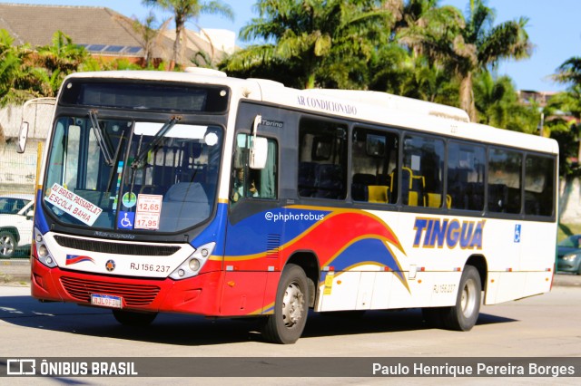 Transportadora Tinguá RJ 156.237 na cidade de Rio de Janeiro, Rio de Janeiro, Brasil, por Paulo Henrique Pereira Borges. Número da foto: #13130306.