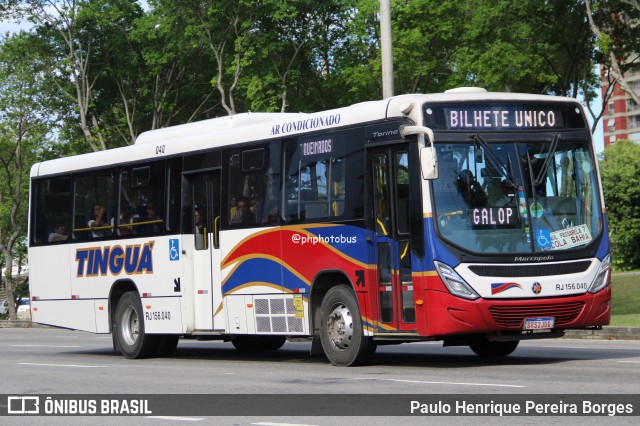 Transportadora Tinguá RJ 156.040 na cidade de Rio de Janeiro, Rio de Janeiro, Brasil, por Paulo Henrique Pereira Borges. Número da foto: #13130279.