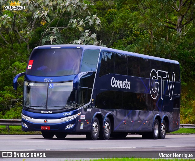 Viação Cometa 17305 na cidade de Petrópolis, Rio de Janeiro, Brasil, por Victor Henrique. Número da foto: #13129214.