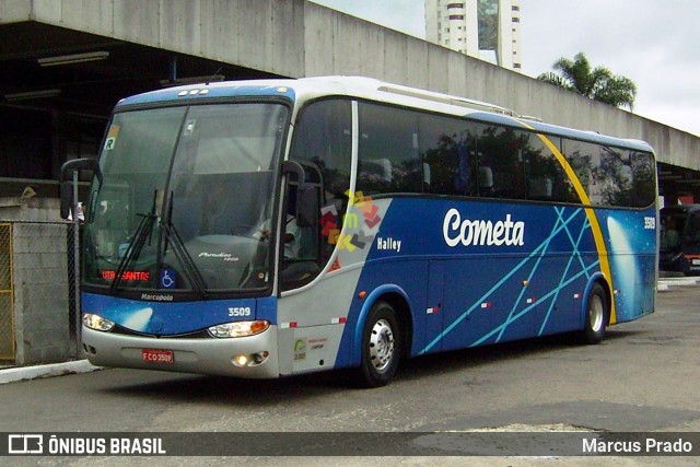 Viação Cometa 3509 na cidade de Mogi das Cruzes, São Paulo, Brasil, por Marcus Prado. Número da foto: #13130730.