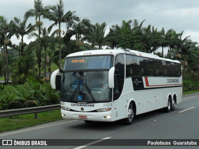 Auto Viação Catarinense 2422 na cidade de Garuva, Santa Catarina, Brasil, por Paulobuss  Guaratuba. Número da foto: #13130274.