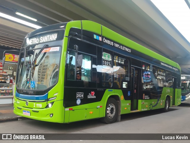 Sambaíba Transportes Urbanos 2 1119 na cidade de São Paulo, São Paulo, Brasil, por Lucas Kevin. Número da foto: #13130464.