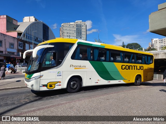 Empresa Gontijo de Transportes 7060 na cidade de Belo Horizonte, Minas Gerais, Brasil, por Alexander Mário. Número da foto: #13128374.