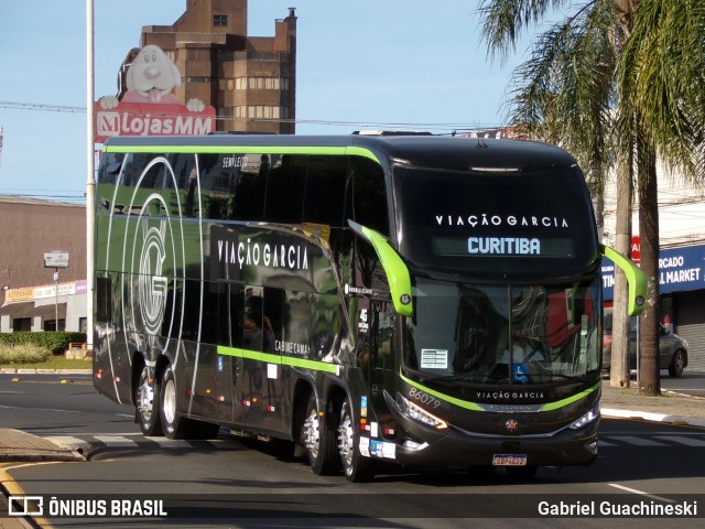 Viação Garcia 86079 na cidade de Ponta Grossa, Paraná, Brasil, por Gabriel Guachineski. Número da foto: #13130551.