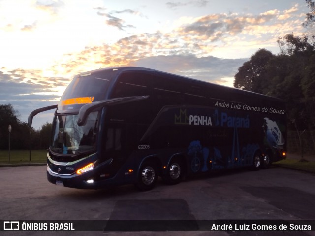 Empresa de Ônibus Nossa Senhora da Penha 65005 na cidade de Curitiba, Paraná, Brasil, por André Luiz Gomes de Souza. Número da foto: #13128296.