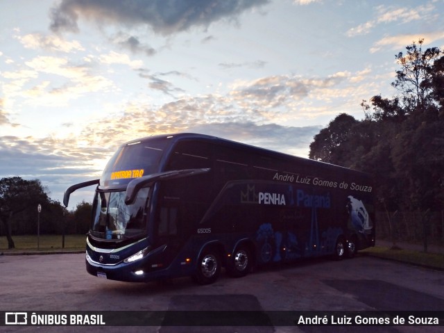 Empresa de Ônibus Nossa Senhora da Penha 65005 na cidade de Curitiba, Paraná, Brasil, por André Luiz Gomes de Souza. Número da foto: #13128294.