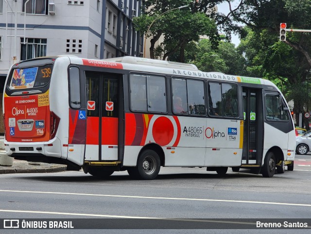 Auto Viação Alpha A48065 na cidade de Rio de Janeiro, Rio de Janeiro, Brasil, por Brenno Santos. Número da foto: #13129077.
