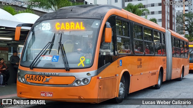 Auto Viação Redentor HA607 na cidade de Curitiba, Paraná, Brasil, por Lucas Weber Calizario. Número da foto: #13128558.