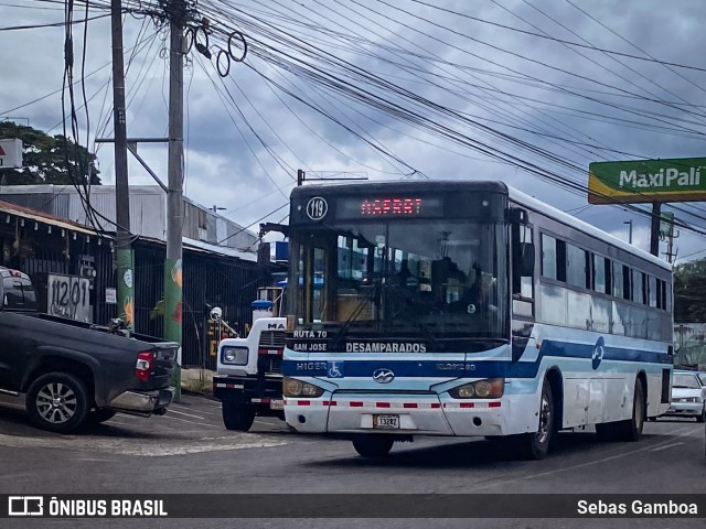 ATD - AutoTransportes Desamparados 119 na cidade de Aserrí, Aserrí, San José, Costa Rica, por Sebas Gamboa. Número da foto: #13130074.