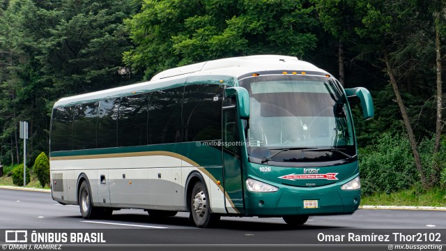 Flecha Roja México-Toluca-San Luis Mextepec-Querétaro 1026 na cidade de Álvaro Obregón, Ciudad de México, México, por Omar Ramírez Thor2102. Número da foto: #13130061.