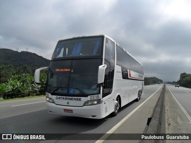 Auto Viação Catarinense 2216 na cidade de Garuva, Santa Catarina, Brasil, por Paulobuss  Guaratuba. Número da foto: #13130333.