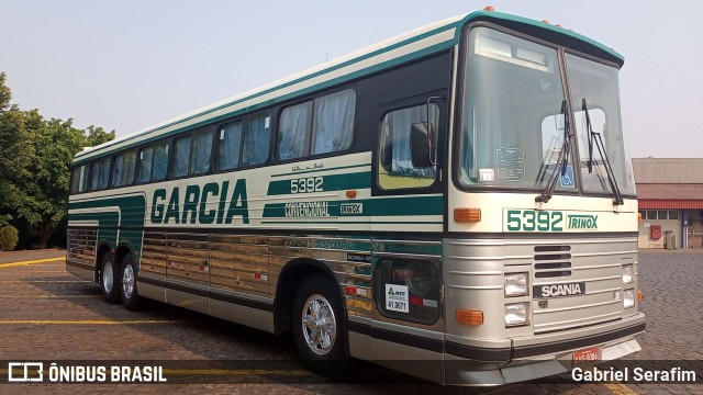 Viação Garcia 5392 na cidade de Londrina, Paraná, Brasil, por Gabriel Serafim. Número da foto: #13128534.