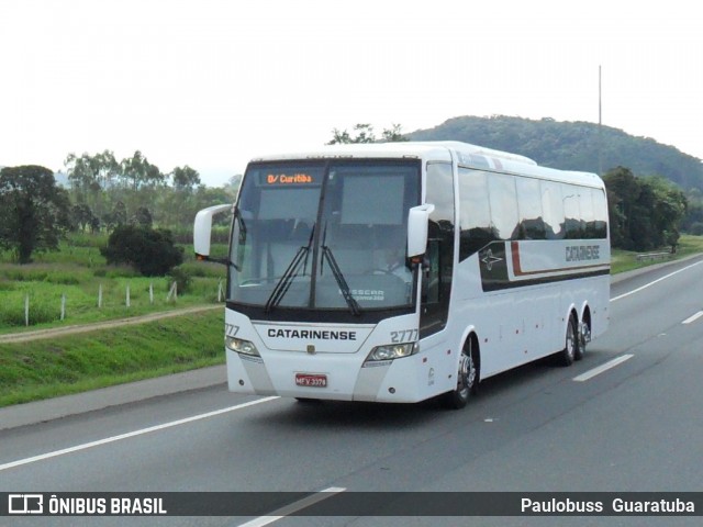 Auto Viação Catarinense 2777 na cidade de Garuva, Santa Catarina, Brasil, por Paulobuss  Guaratuba. Número da foto: #13130297.