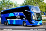Tour Azul Transportes e Locações 2520 na cidade de Caruaru, Pernambuco, Brasil, por Felipe Pessoa de Albuquerque. Número da foto: #:id.