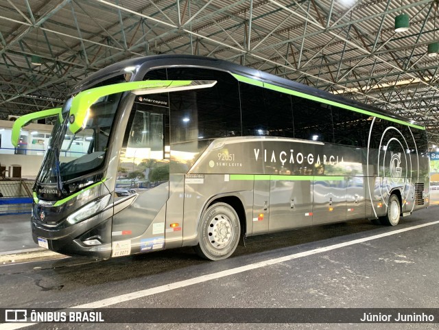 Viação Garcia 92051 na cidade de Bauru, São Paulo, Brasil, por Júnior Juninho. Número da foto: #13133019.