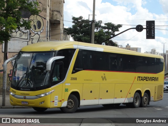 Viação Nova Itapemirim 20906 na cidade de Belo Horizonte, Minas Gerais, Brasil, por Douglas Andrez. Número da foto: #13131471.
