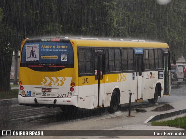 Viação Cidade de Maceió 1071 na cidade de Maceió, Alagoas, Brasil, por Luiz Fernando. Número da foto: #13132110.