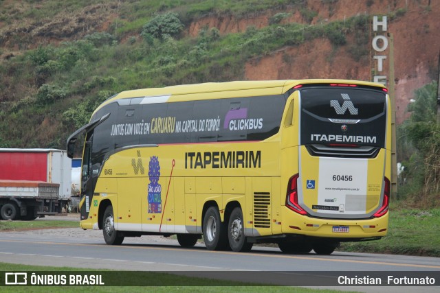 Viação Nova Itapemirim 60456 na cidade de Muriaé, Minas Gerais, Brasil, por Christian  Fortunato. Número da foto: #13131143.