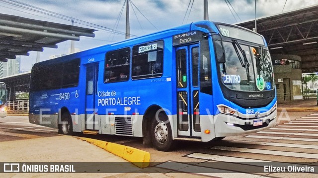 Nortran Transportes Coletivos 6450 na cidade de Porto Alegre, Rio Grande do Sul, Brasil, por Elizeu Oliveira. Número da foto: #13132151.