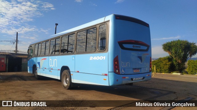 Turi Transportes - Pará de Minas 24001 na cidade de Pará de Minas, Minas Gerais, Brasil, por Mateus Oliveira Gonçalves. Número da foto: #13132352.