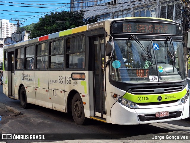 Viação VG B31136 na cidade de Rio de Janeiro, Rio de Janeiro, Brasil, por Jorge Gonçalves. Número da foto: #13131425.