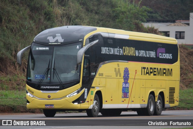 Viação Nova Itapemirim 60456 na cidade de Muriaé, Minas Gerais, Brasil, por Christian  Fortunato. Número da foto: #13131133.