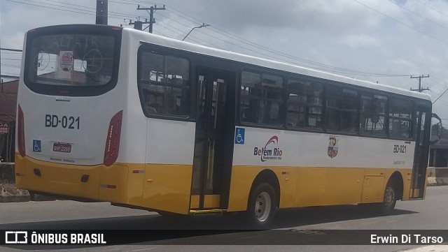 Belém Rio Transportes BD-021 na cidade de Belém, Pará, Brasil, por Erwin Di Tarso. Número da foto: #13131309.