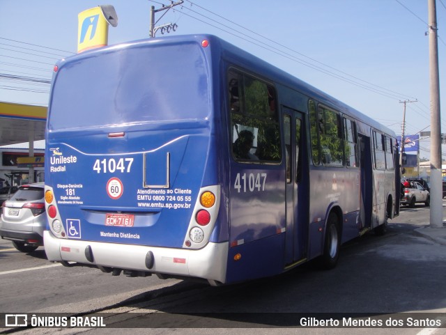 Radial Transporte Coletivo 41.047 na cidade de Itaquaquecetuba, São Paulo, Brasil, por Gilberto Mendes dos Santos. Número da foto: #13130840.