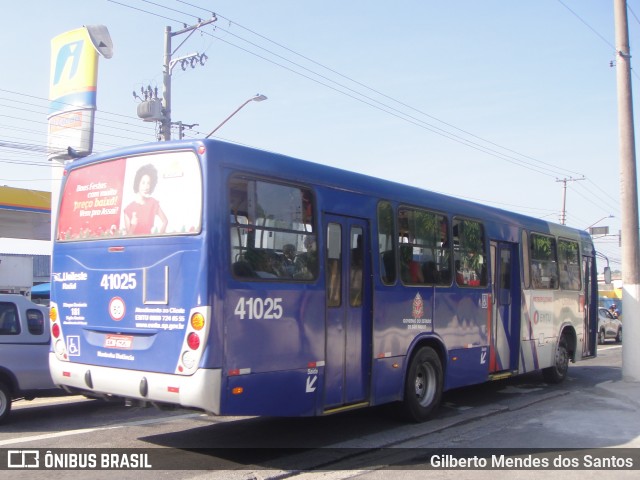 Radial Transporte Coletivo 41.025 na cidade de Itaquaquecetuba, São Paulo, Brasil, por Gilberto Mendes dos Santos. Número da foto: #13130843.