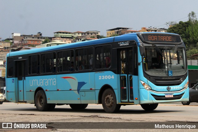 Viação Umuarama 23004 na cidade de Conselheiro Lafaiete, Minas Gerais, Brasil, por Matheus Henrique. Número da foto: #13132524.