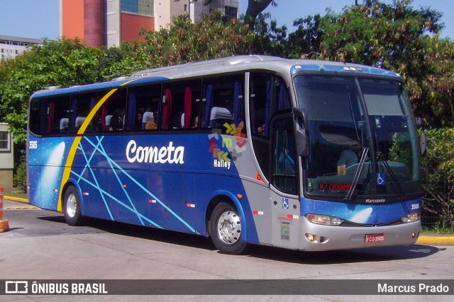 Viação Cometa 3505 na cidade de São Paulo, São Paulo, Brasil, por Marcus Prado. Número da foto: #13131866.