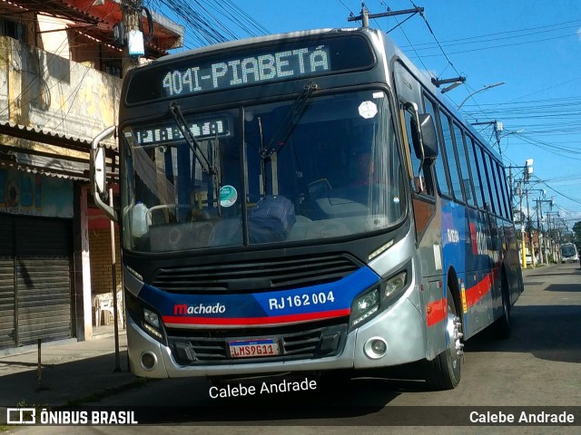 Transportes Machado RJ 162.004 na cidade de Duque de Caxias, Rio de Janeiro, Brasil, por Calebe Andrade. Número da foto: #13131098.